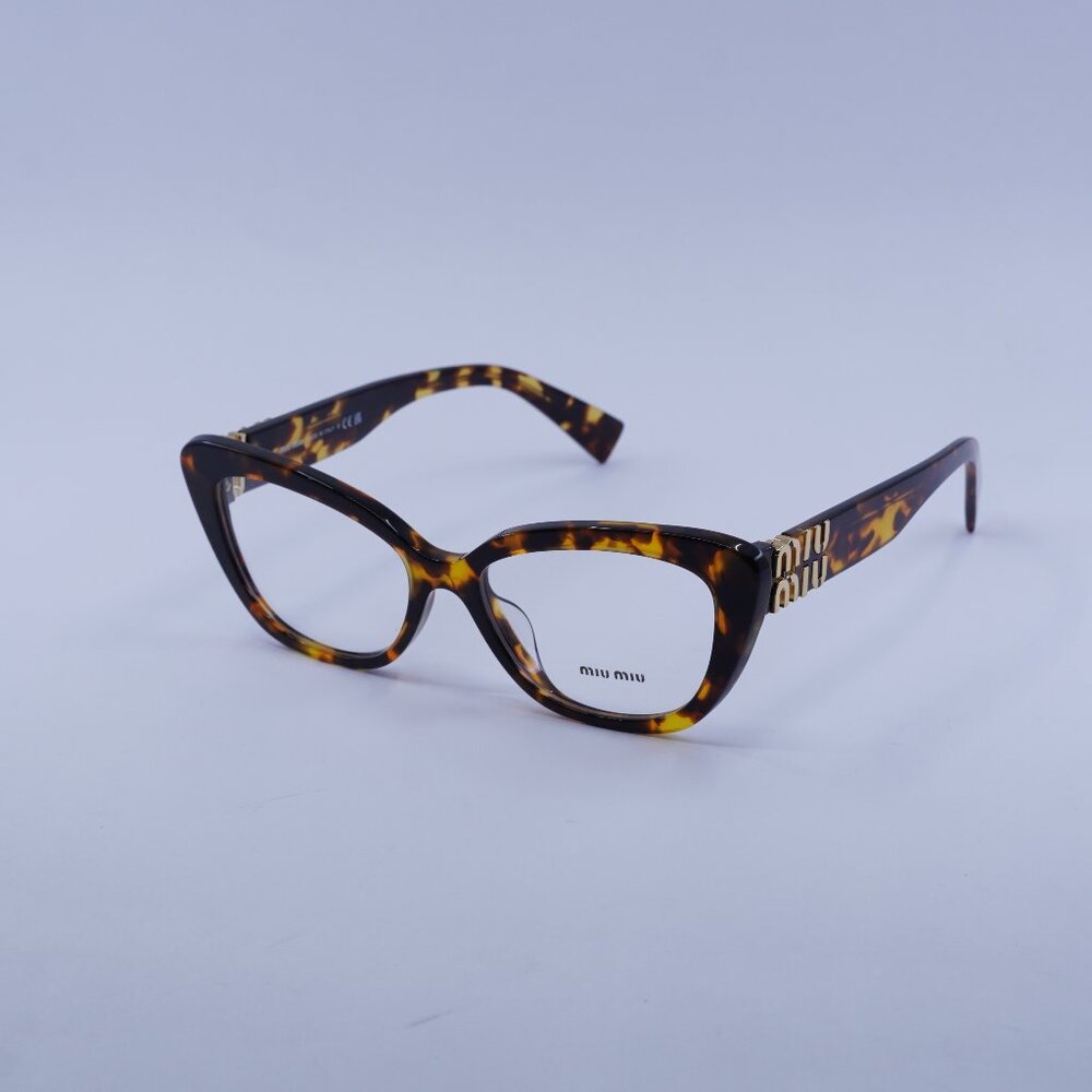 Miu Miu MU05VV VAU1O1 Eyeglasses Honey Havana 53mm Cat Eye Frame